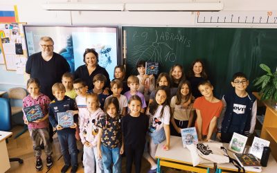 Obisk češkega pisatelja in ilustratorke