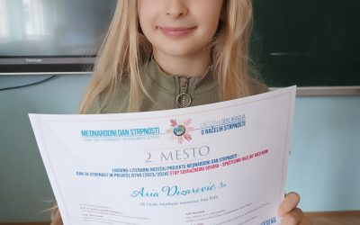 Drugo mesto na natečaju ob dnevu strpnosti